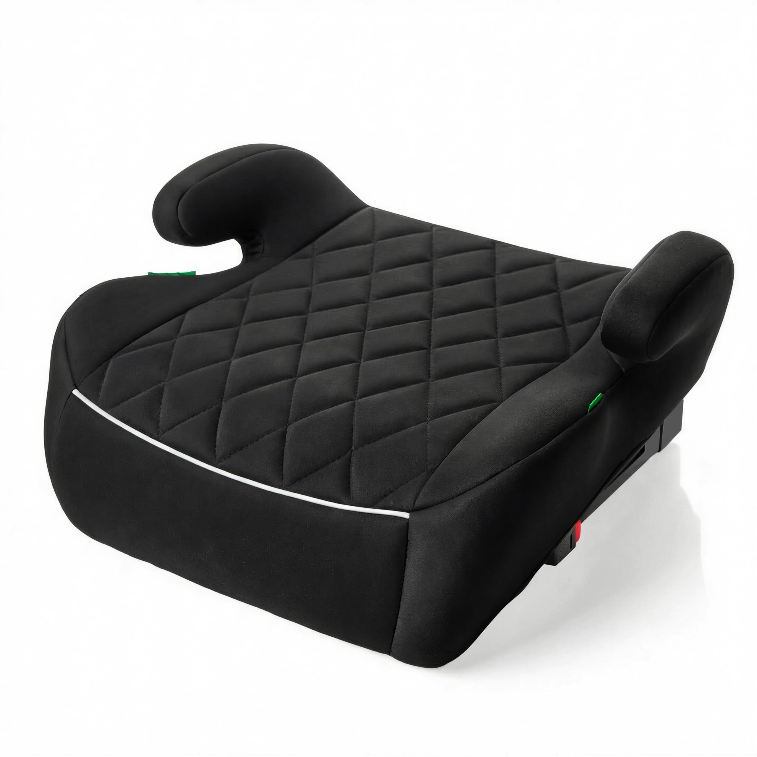 LST Kindersitzerhöhung ISOFIX i-Size ECE R129 125-150cm 15-36kg HDPE Kunststoff ergonomische Armlehnen Gruppe 2&3 Schwarz