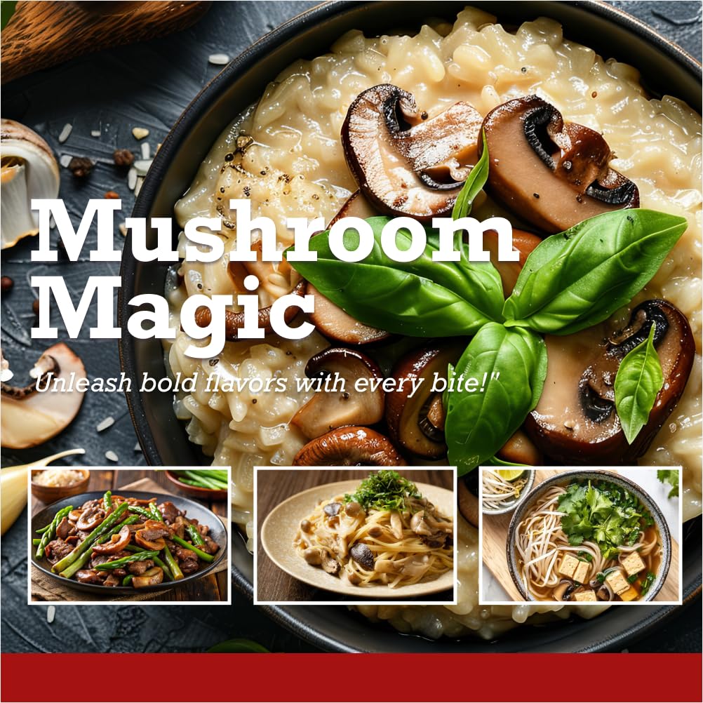 Dried Shiitake Mushrooms 'Donko' [ Premium Japanese Log-Grown, Thick & Meaty ] – 80g, for Cooking x 20pcs