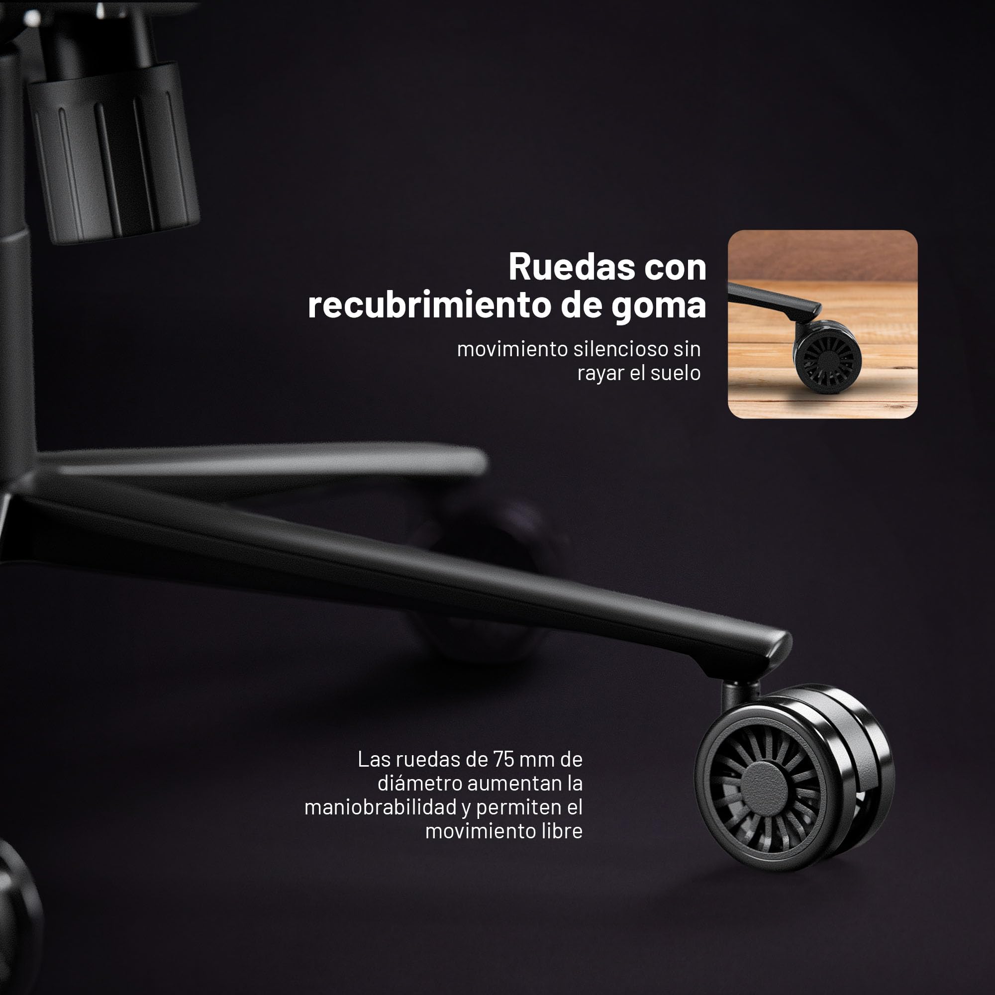 Diablo Silla Gaming ergonomica Tela Transpirable Silla Gamer giratoria hasta 140 kg Respaldo reclinable 140 Grados reposabrazos 3D Ajustables cojin Lumbar reposacabezas Oficina Camel Black