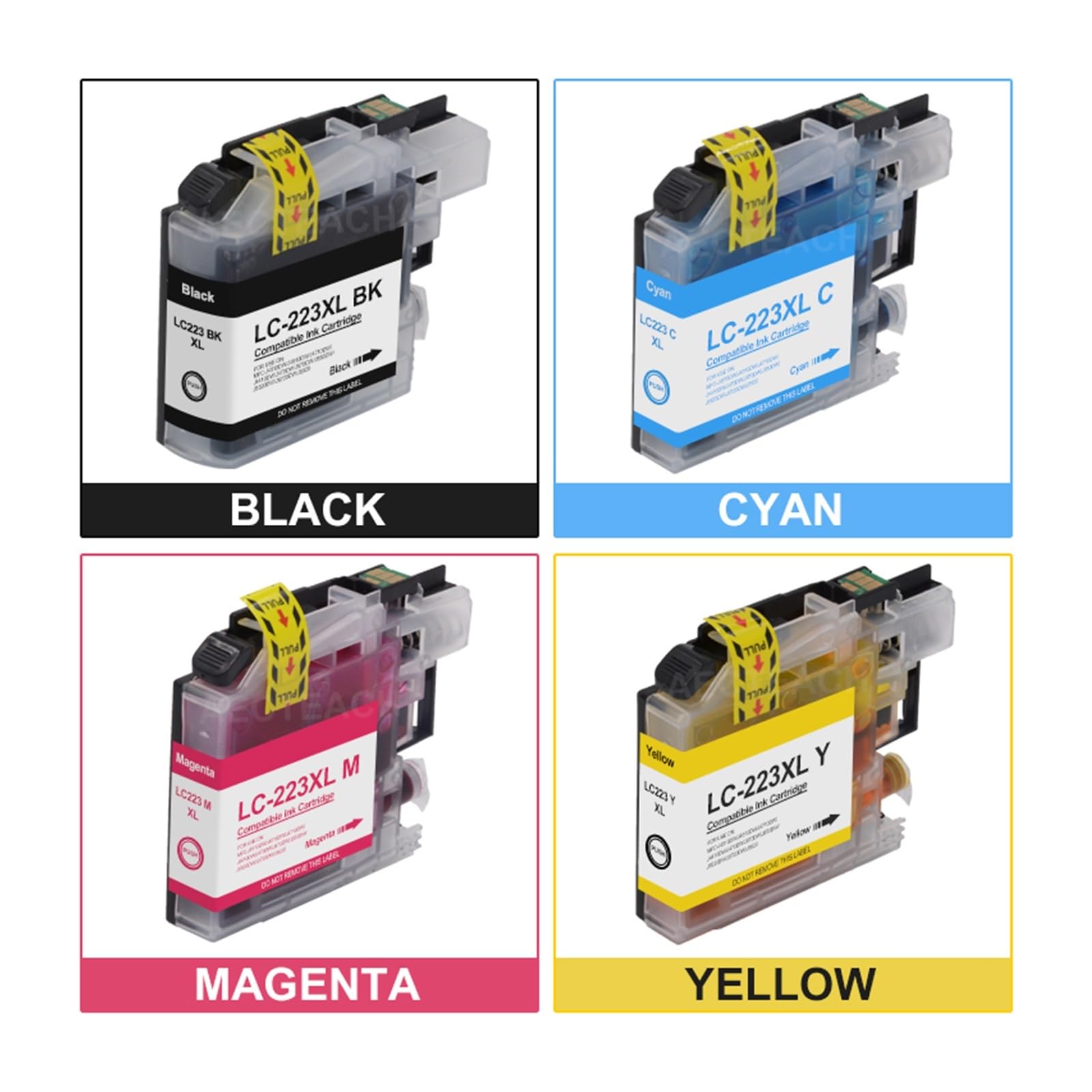 Compatibile con Brother, inchiostro LC223 LC221