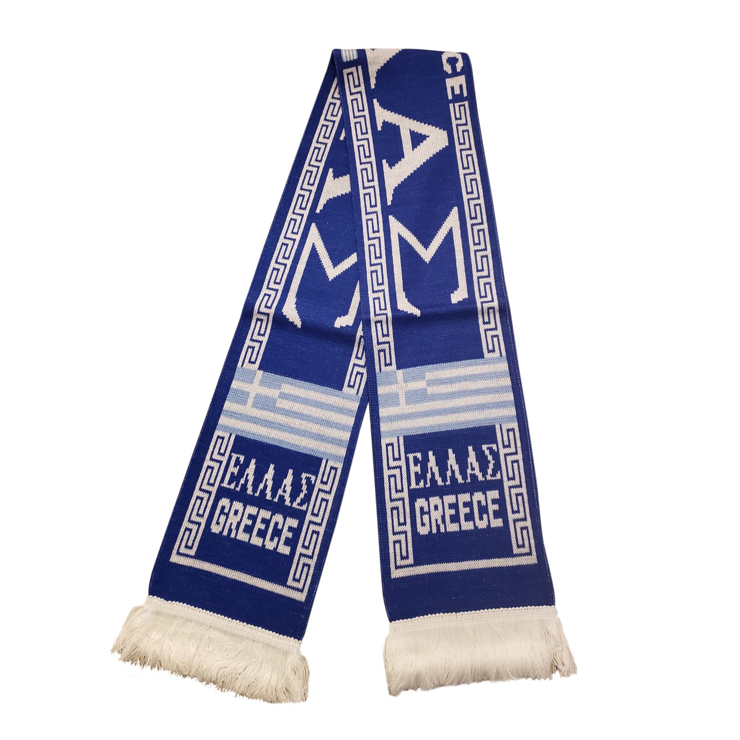 Greece Scarf | Greece Soccer Fan Scarf | Premium Acrylic Knit