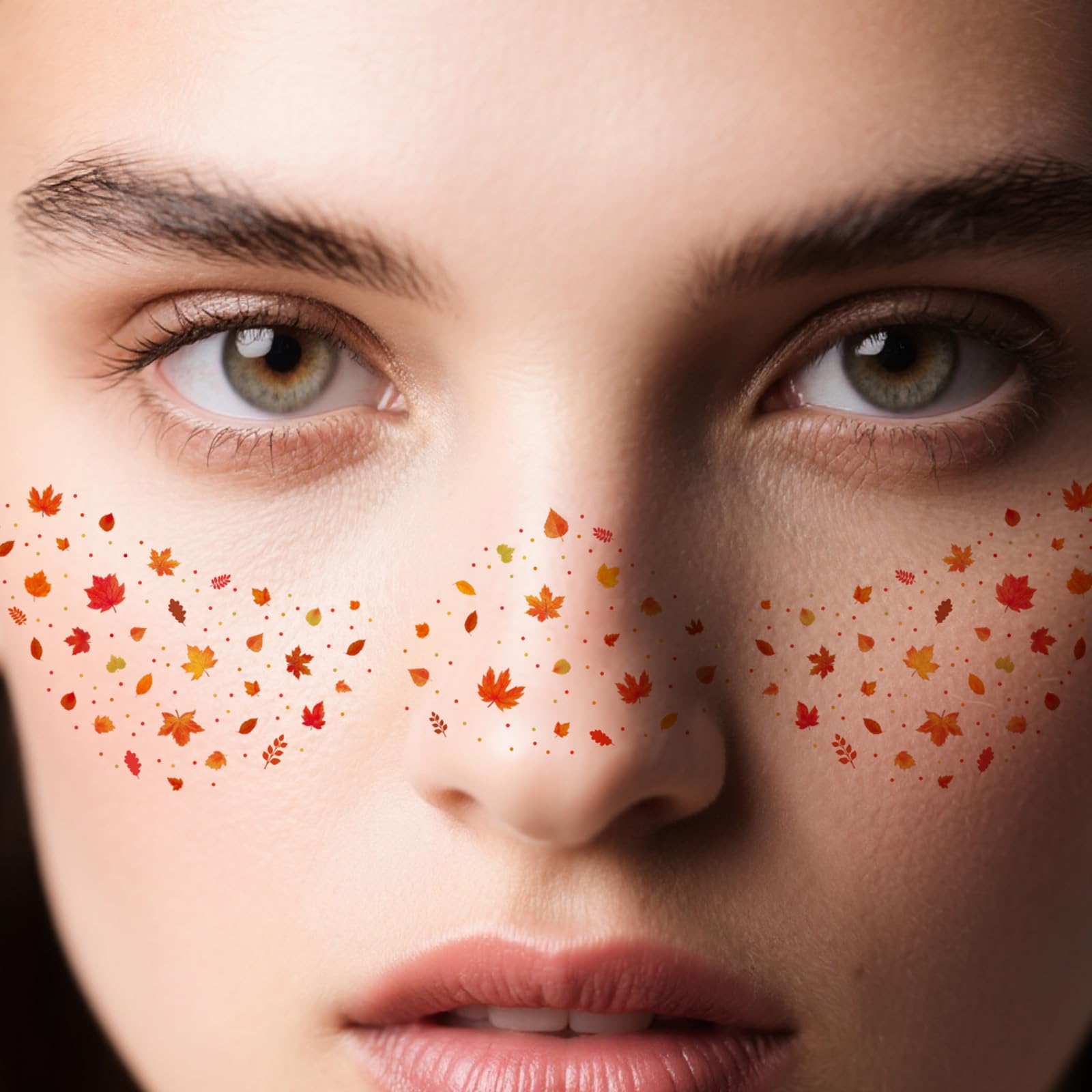 6pcs Fall Face Stickers - Image 3