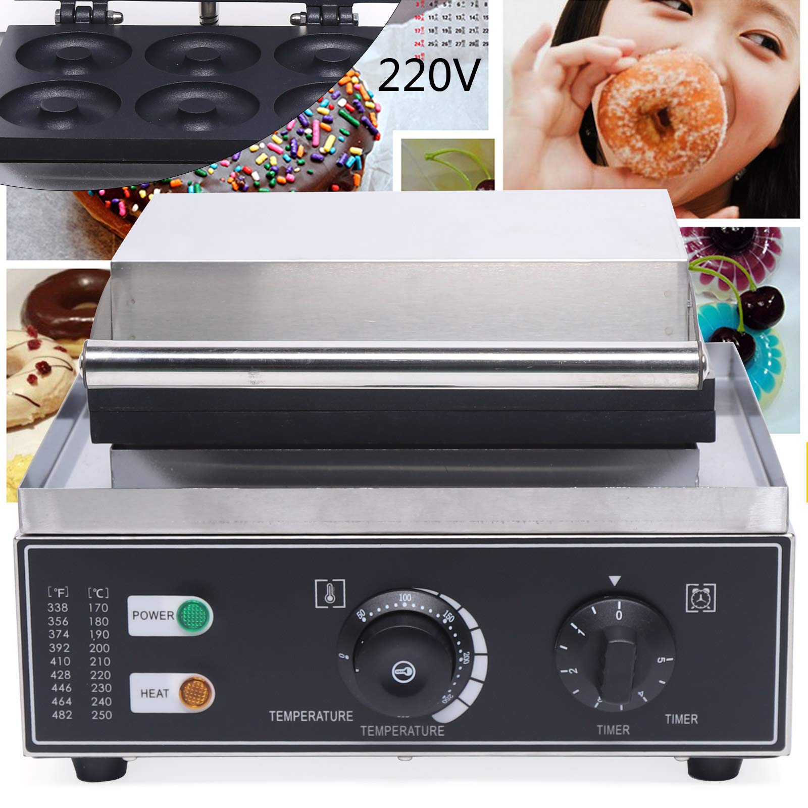 RHO- Fabricant de beignets électriques Mini fabricant de beignets 1200W RHO- Fabricant de beignets électriques Mini fabricant de beignets 1200W