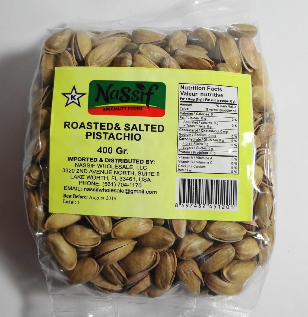 Nassif Roasted & Salted Pistachio 14 oz [400 g]