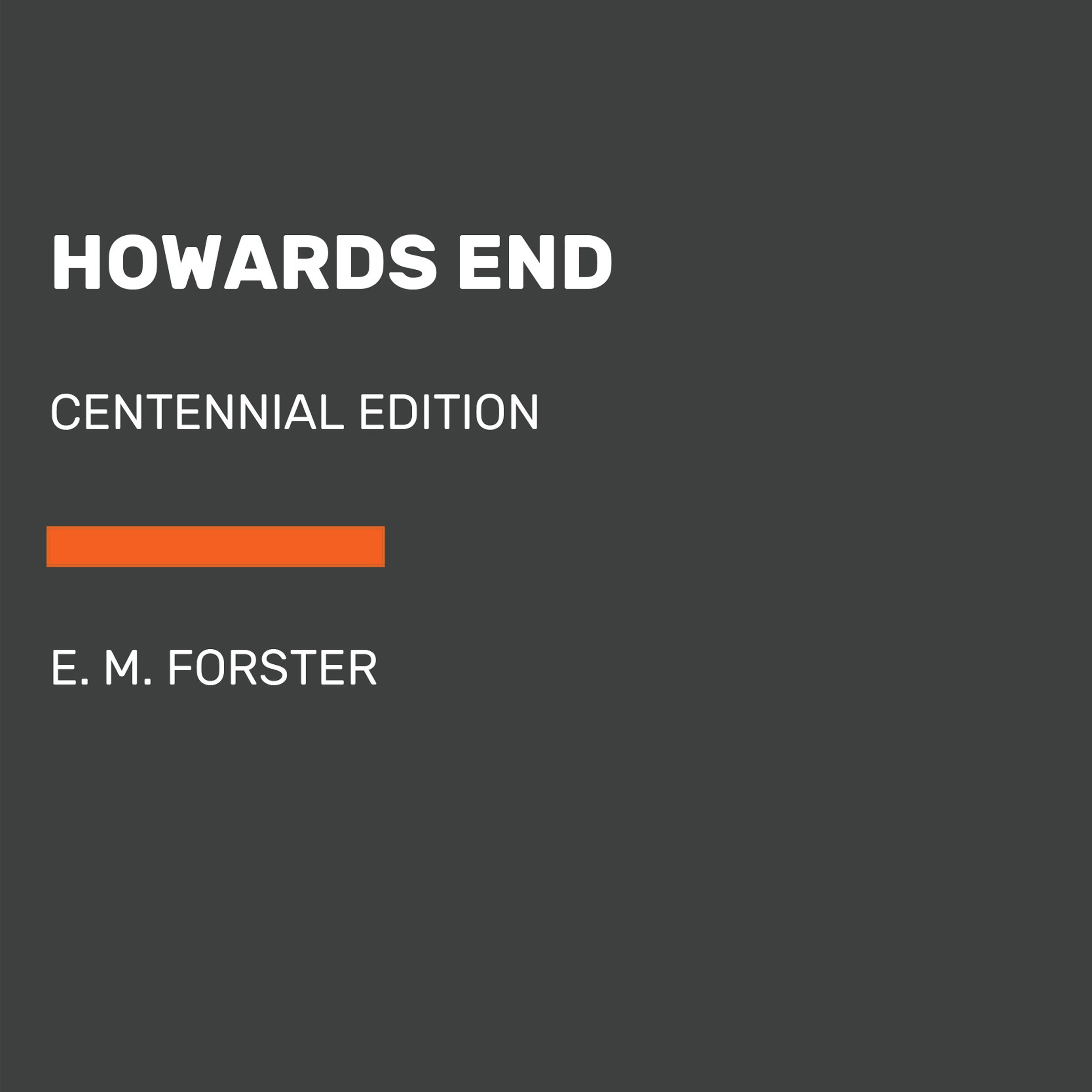 Cover art for Howards End