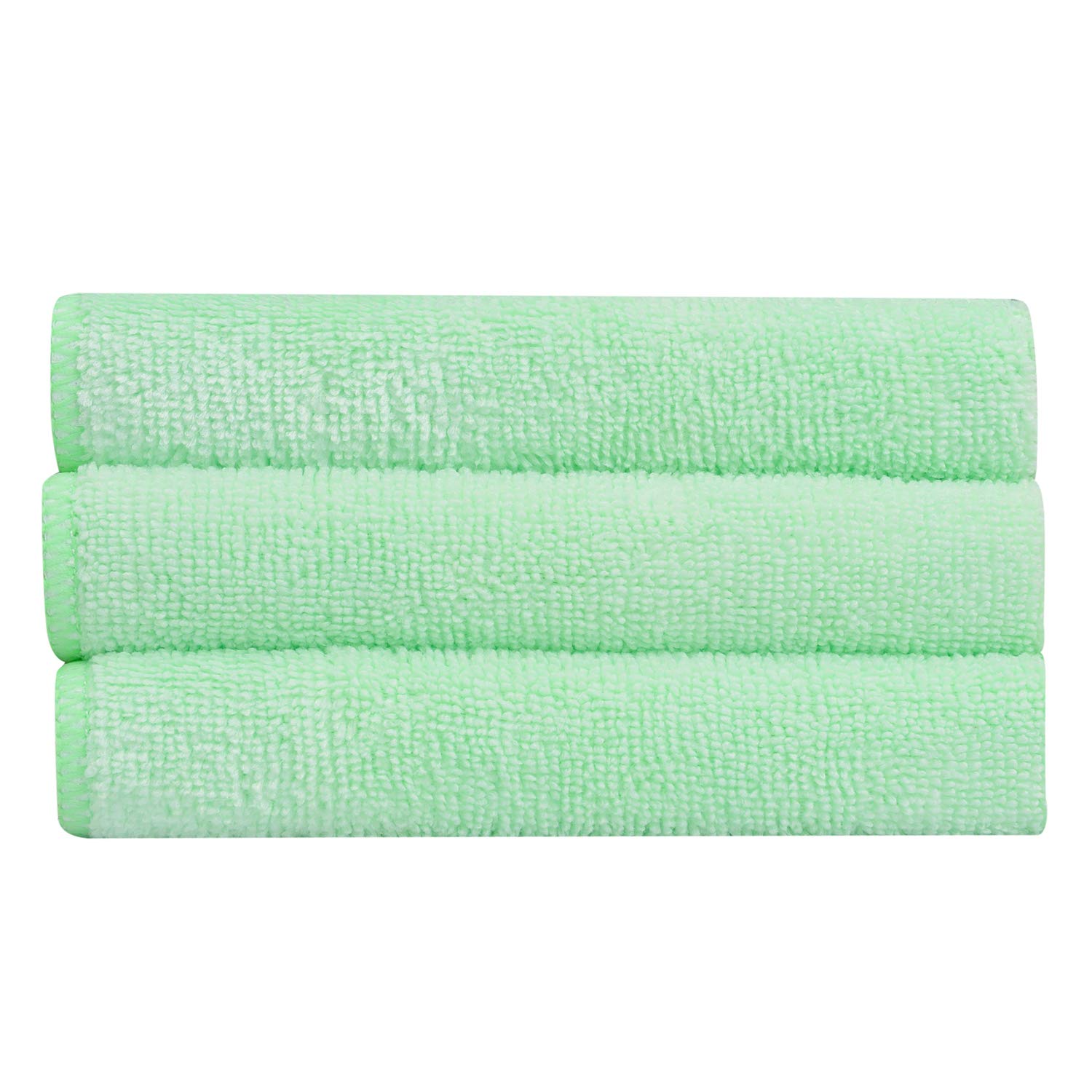 Bathla Spic & Span Multi Purpose Micro Fiber Cleaning Cloth - 340 GSM: 40cmx40cm (Pack of 3 - Light Green), Microfiber (B07Q773TFB) Amazon Price History, Amazon Price Tracker