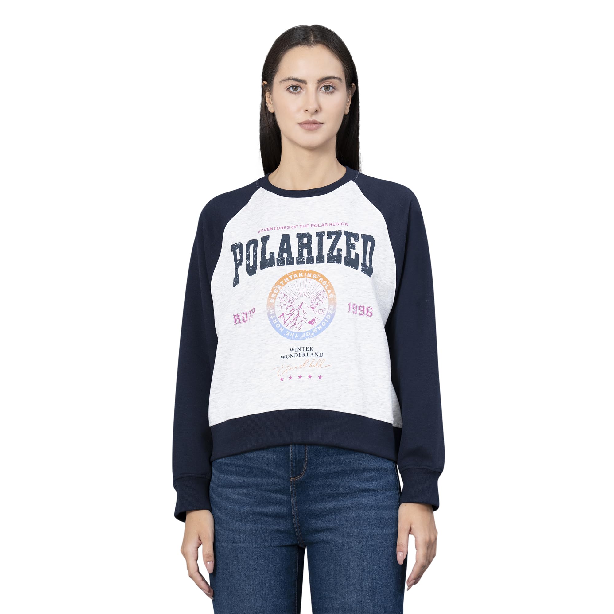 red tape Sweatshirt for Women in Grey-picture-38