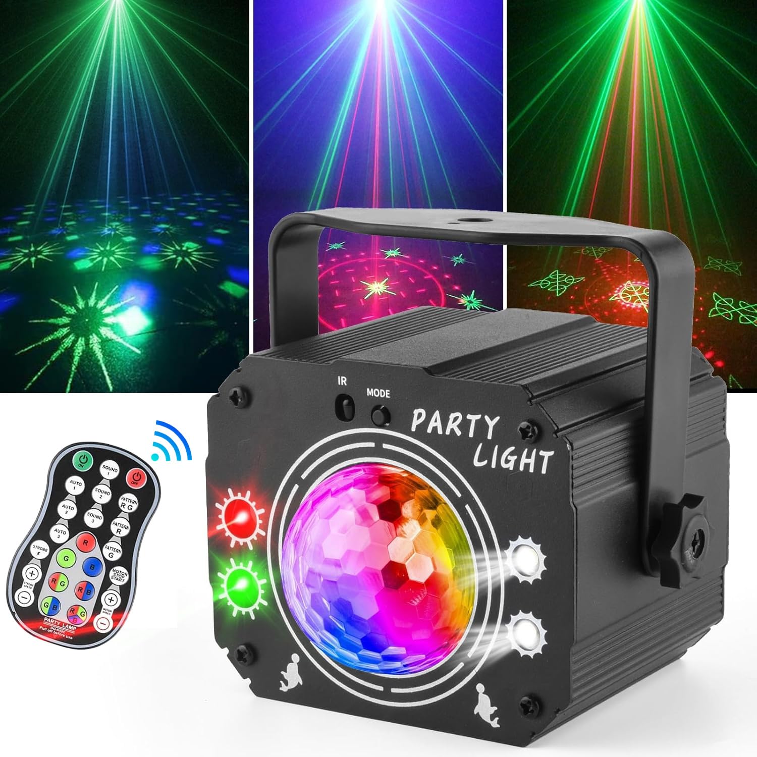 Lampe de Scène 3 en 1 avec Télécommande