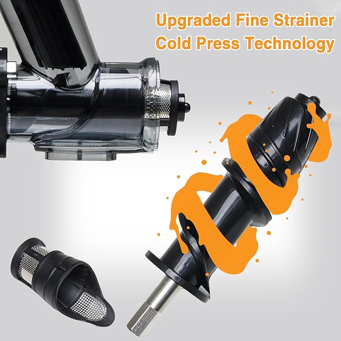 Extractor de Jugos Prensado Frío Boca Ancha 150W 120V miniatura 8