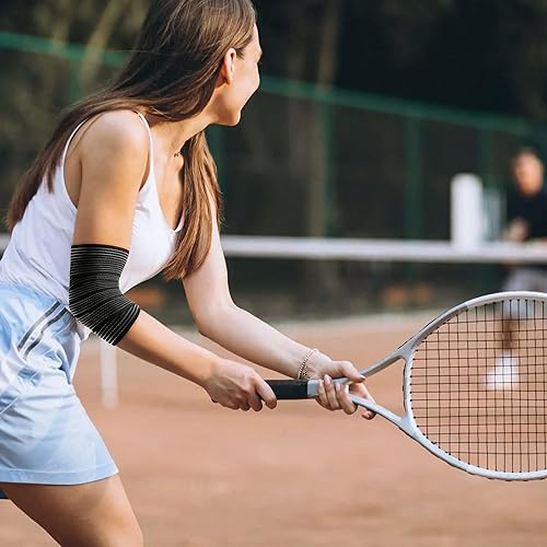 Miniatura 4 de Vendaje elástico de compresión de rodilla, soporte de tobillo ajustable de compresión de pantorrilla, rodillera, codo, muñeca, bandas para aliviar