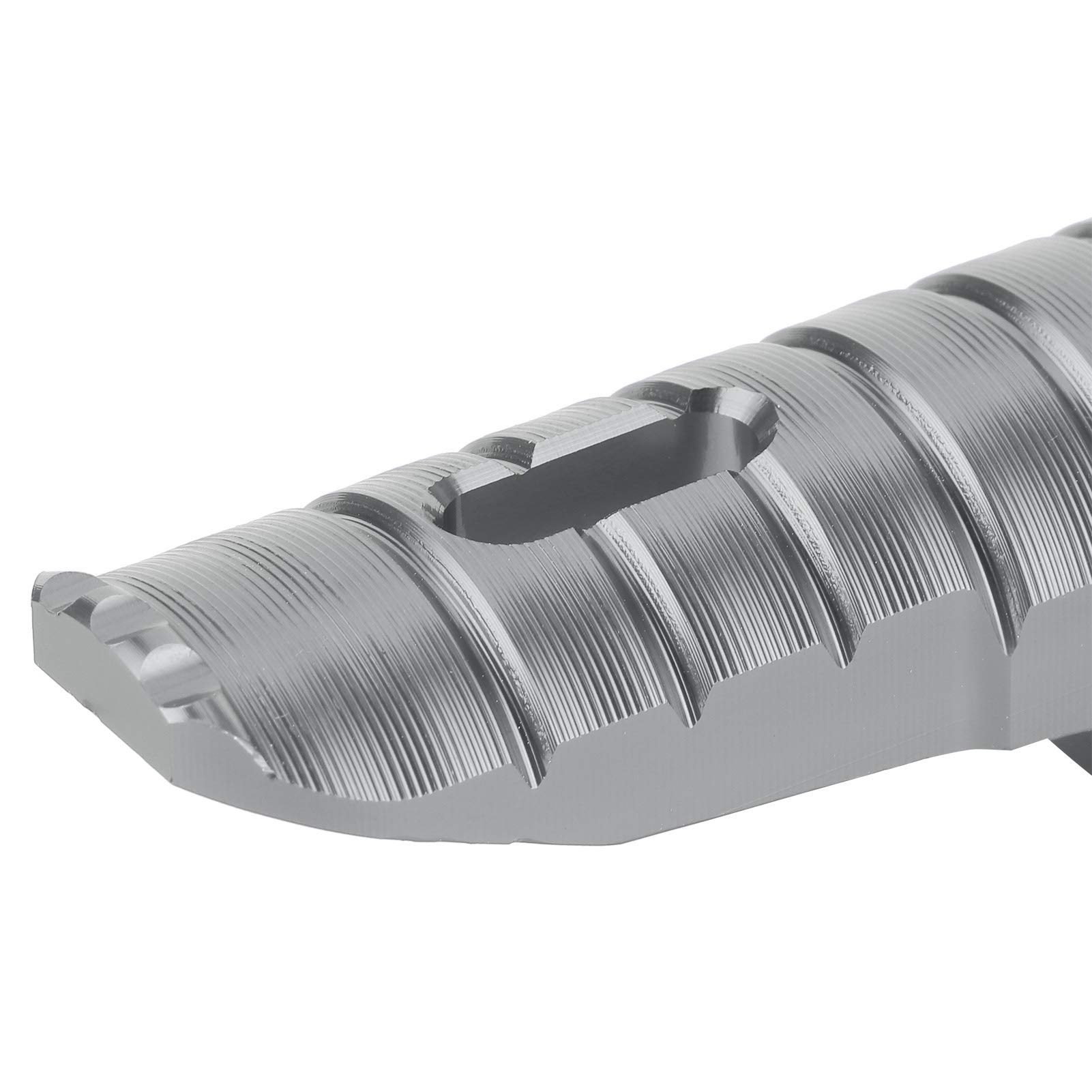 Coppia pedane anteriori per moto Yctze Anteriore sinistro destro adatto per MT ‑ 03 MT ‑ 25 MT ‑ 07 MT ‑ 09 R3 XJ6(Titanio)