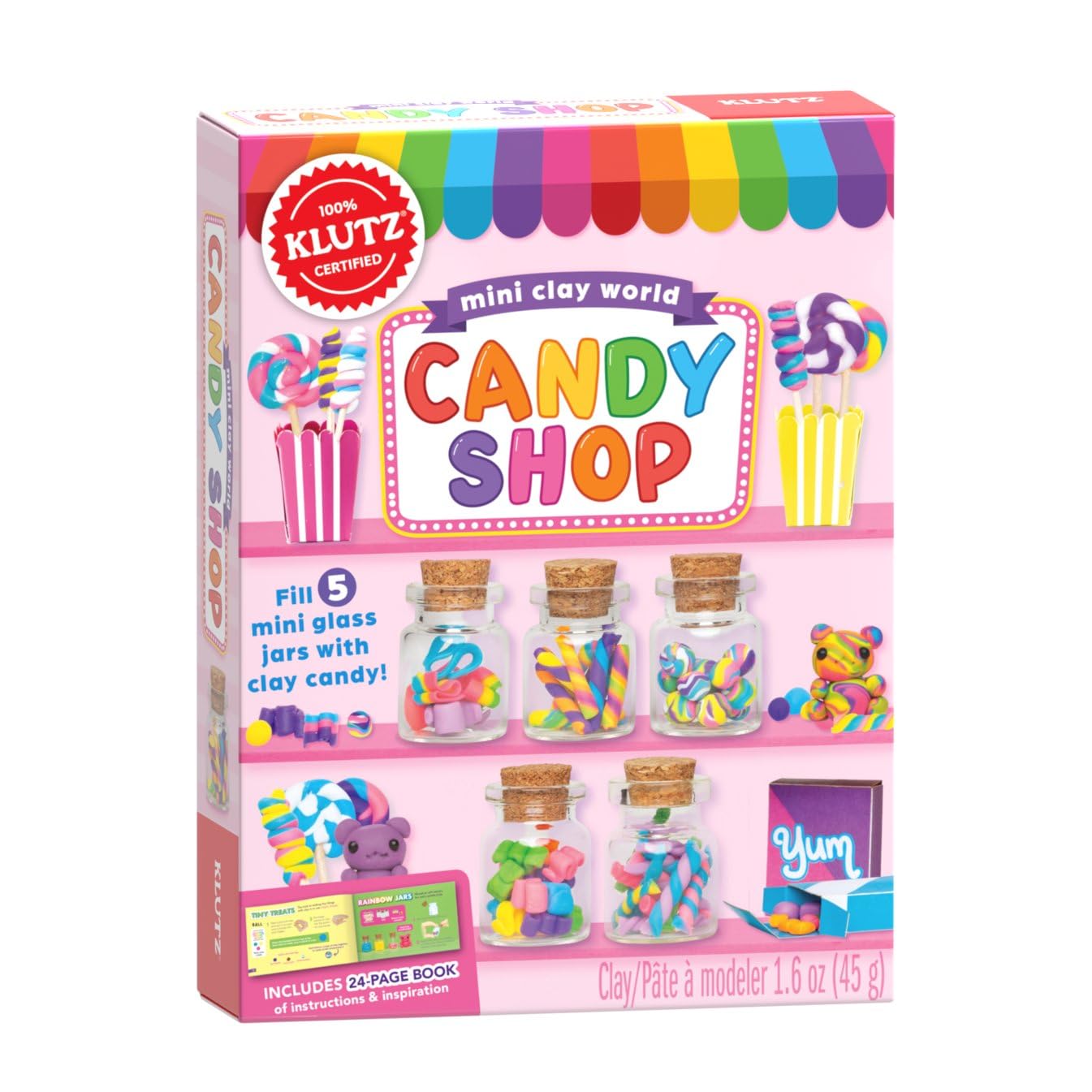 Mini Clay World: Candy Shop - the perfect starter kit to discover clay miniatures! (Klutz)