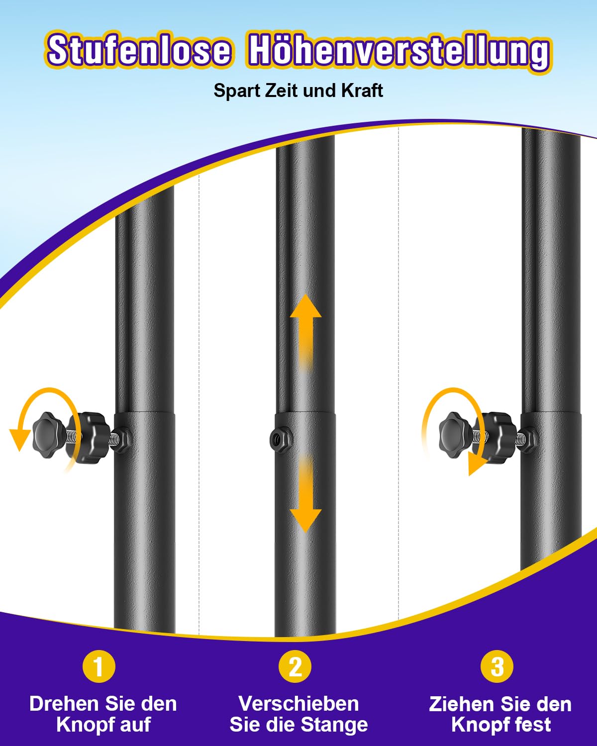Dripex Basketballkorb Outdoor Kinder, 107-213 cm höhenverstellbar mit Rollen