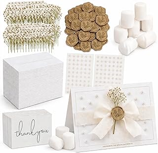 50-Piece DIY Wedding Invitation Kit for Weddings, Engagements, Birthdays...