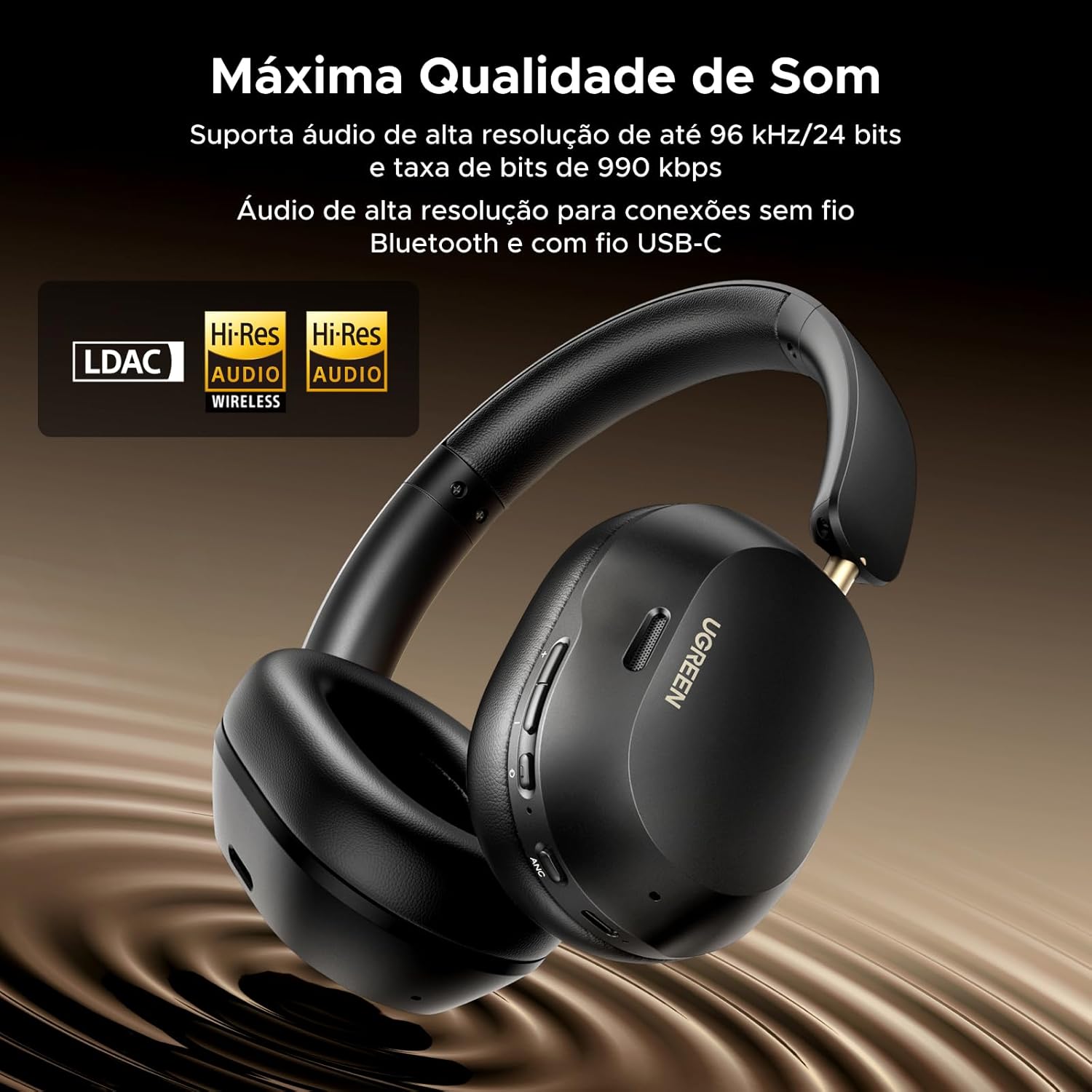 Review UGREEN Fones de Ouvido Sem Fio: descubra a experiência sonora que encanta! 5 710b 7jaKyL. AC SL1500