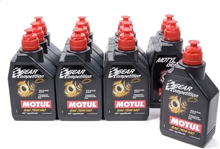 motul gear competition 75w140 20l 105779 Synthetic Oil, 1 Liter Bottle, 1 Pack Farbe:dunkelgrau Lubricants > Chain & Cable The Motul Gear range FISCHER FAHRRAD 85096 Fahrradschlauch