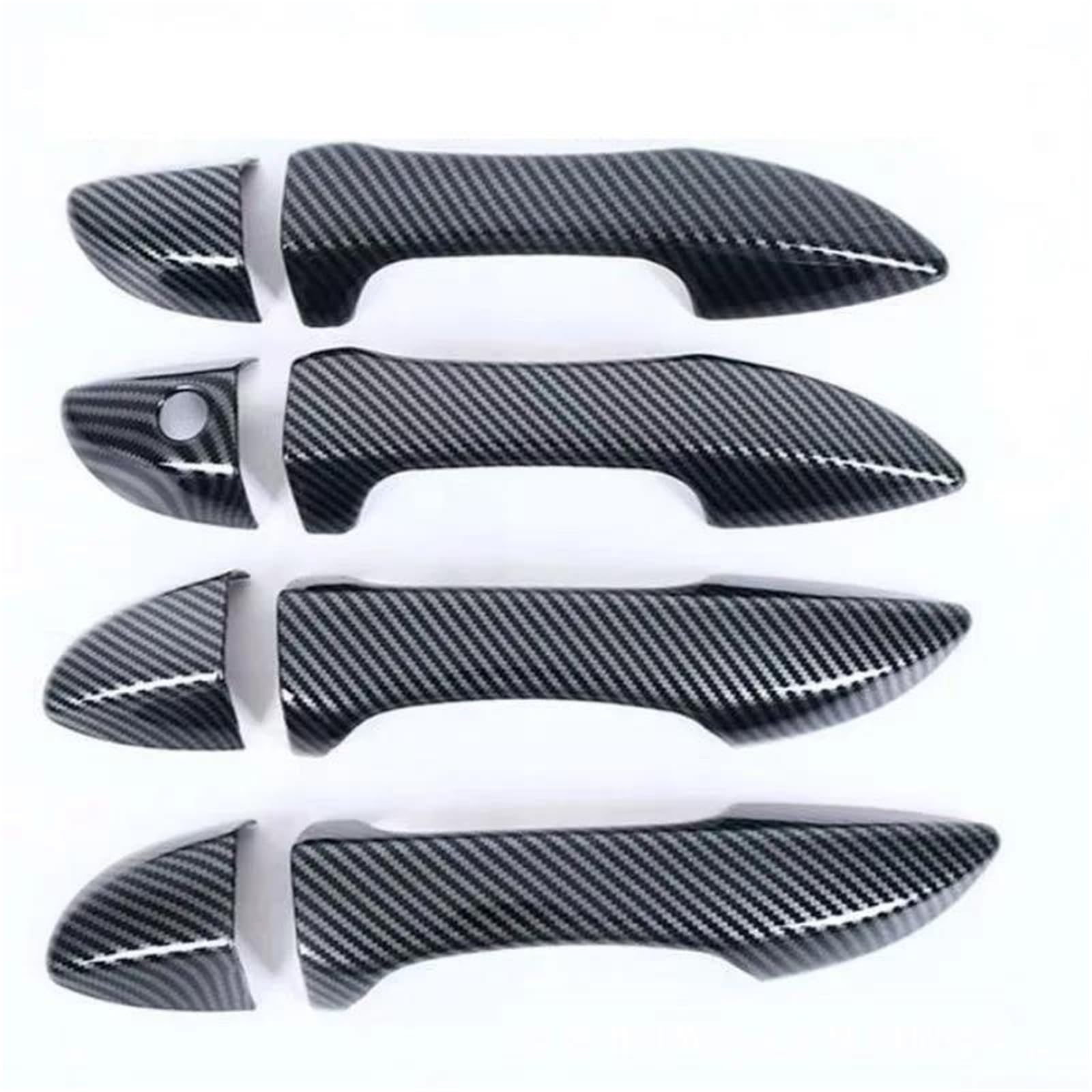 YOUZKA 8PCS Car Smart Door Handle Cover RHD for Corolla 2014 2015 2016 2017 2018 Moulding Trim Exterior Protective(Carbon Look)
