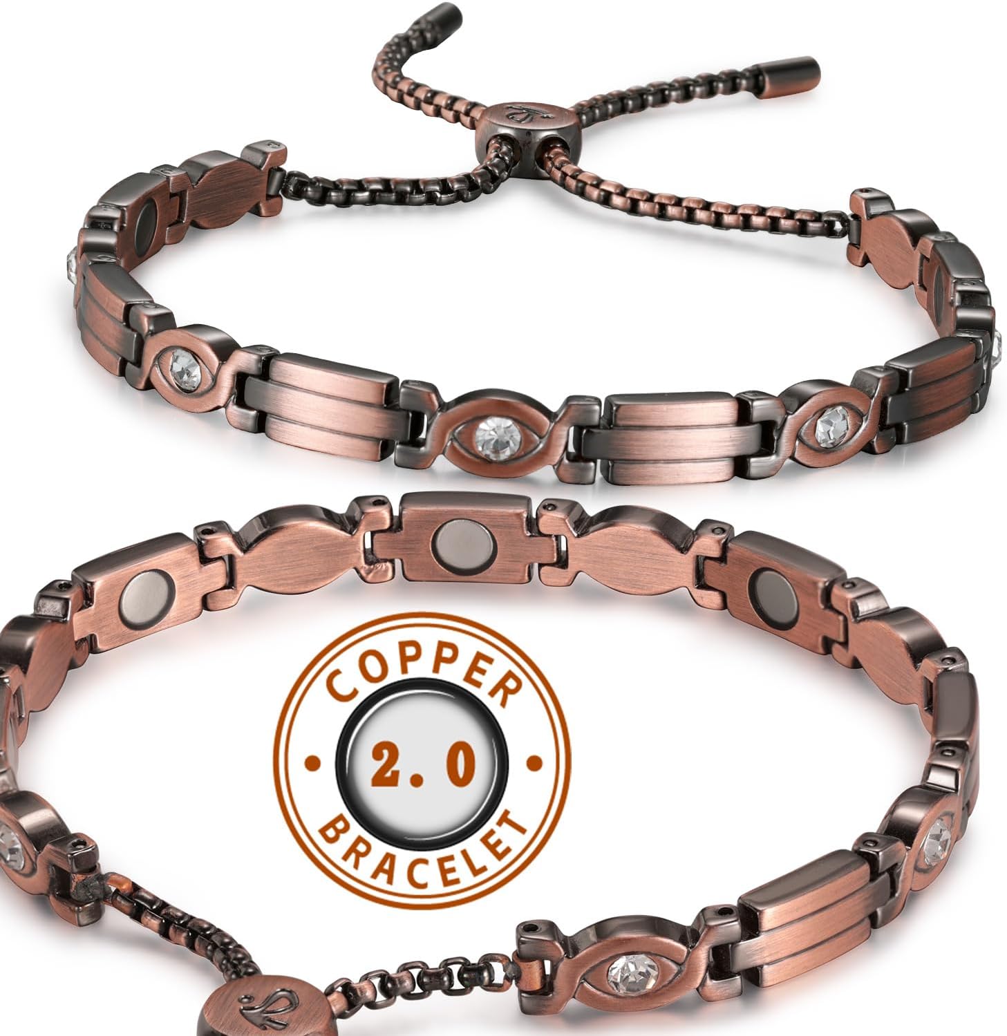 RainSo Women Pure Copper Magnetic Bracelets Martinique Ubuy