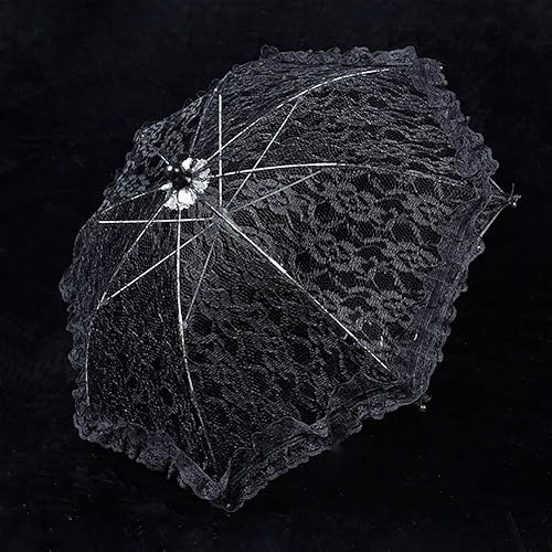 Miniatura 2 de Ochine Paraguas de encaje blanco sombrilla de encaje blanco paraguas paraguas vintage boda boda paraguas foto paraguas paraguas paraguas pequeño