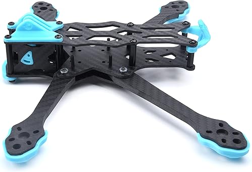 Miniatura 2 de YoungRC 9.843 in HD DC5 FPV Racing Drone Frame 5 pulgadas Fibra de Carbono Quadcopter Kit para DC HD FPV Freestyle RC Drone