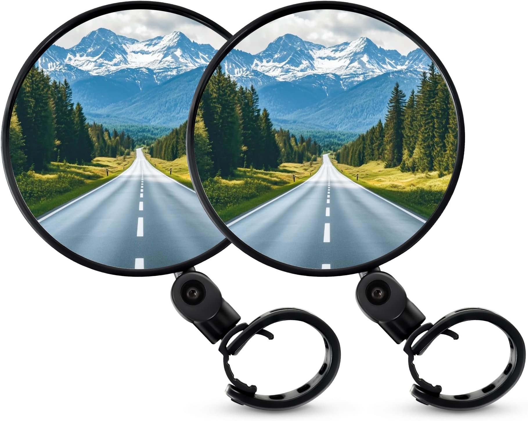 Fahrradspiegel 2 Stück - 360° Verstellbare Rückspiegel Für Lenker E-Bike & Scooter