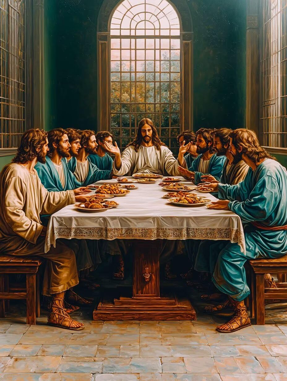 WEISHIWE Ostatnia Wieczerza malowanie według numerów dorosłych, 60 x 80 cm