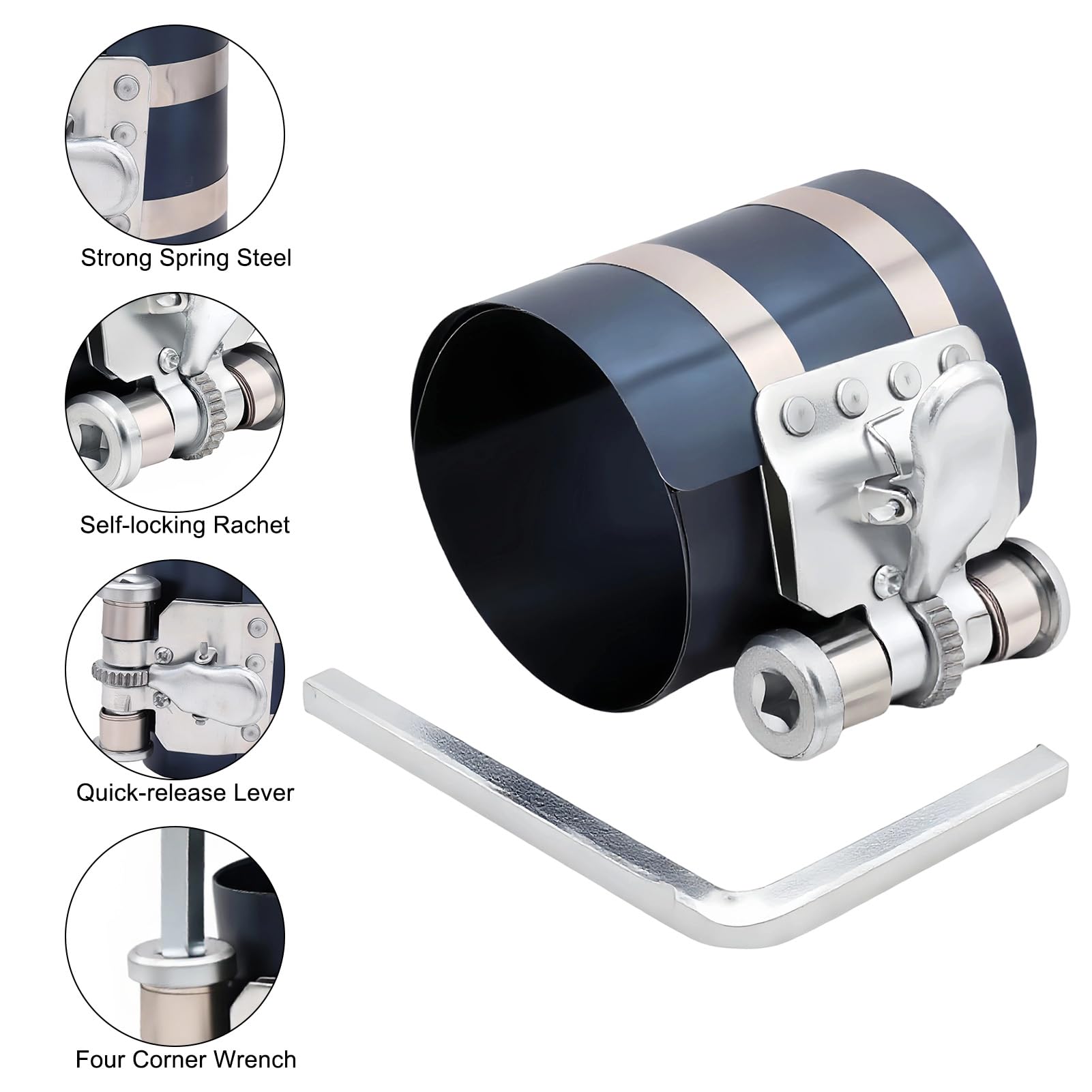 Produktbild von RIVERWELD HJC60 Multifunktions-Schweißmesslehre – Metrisch, Für Schweißnaht-Höhe, -Breite, -Spalt, -Hinterschnitt & Fasenwinkel, Aus Edelstahl