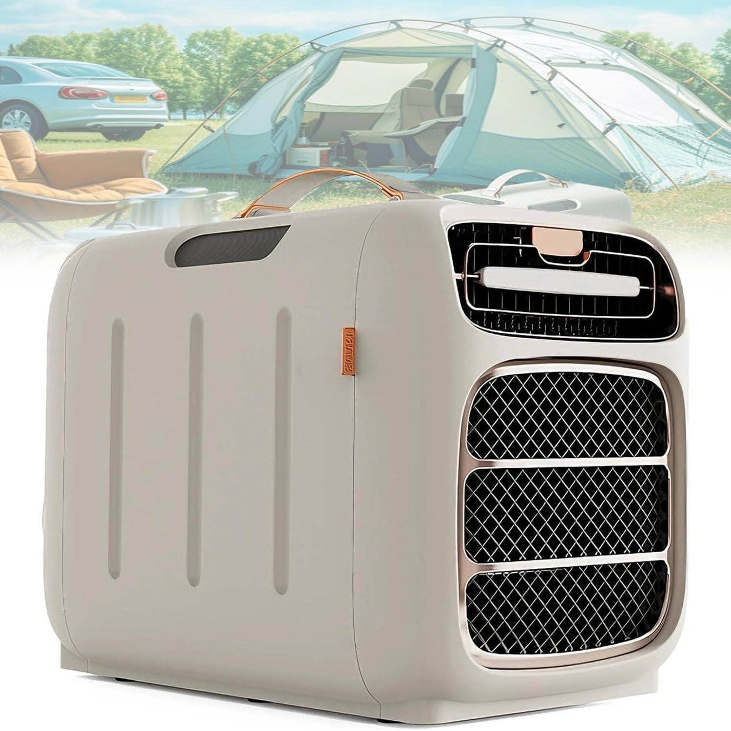 Quiet 4800 BTU Portable Mini Air Conditioner, Self-Evaporating Drain-Free AC for Indoor Bedroom, Outdoor Tent, RV & Truck, Remote Control