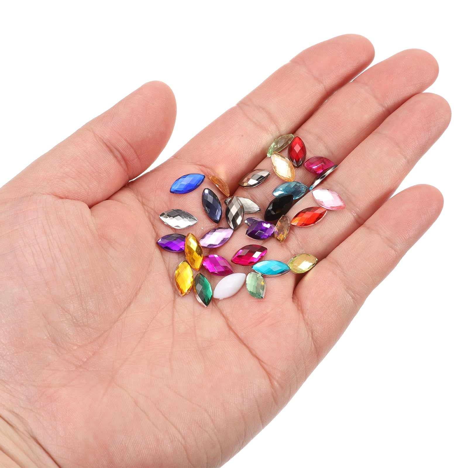 Strass Pour Vêtements 50 Strass Acrylique Rouge 20mm à Dos Plat - Pour Déco DIY, Vêtements, Artisanat Pierres Artisanat