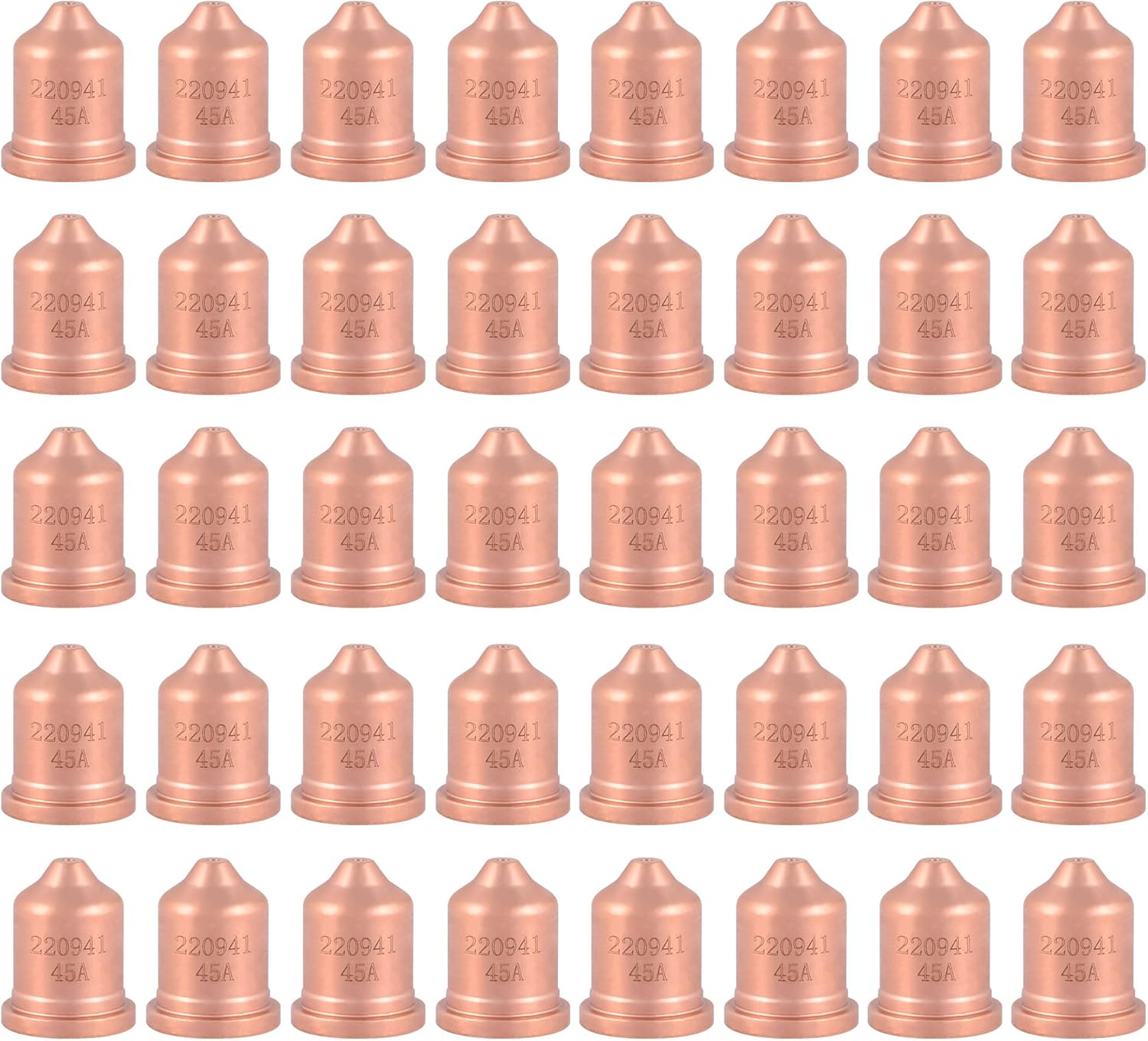 KEMAO 220941 45A Nozzle Tips, 40Pack, Fit for PMX 45XP/65/85/105 Plasma Cutting Torch Consumable