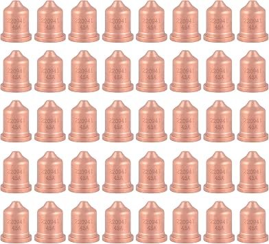 220941 45A Nozzle Tips, 40Pack, Fit for PMX 45XP/65/85/105 Plasma Cutting Torch Consumable