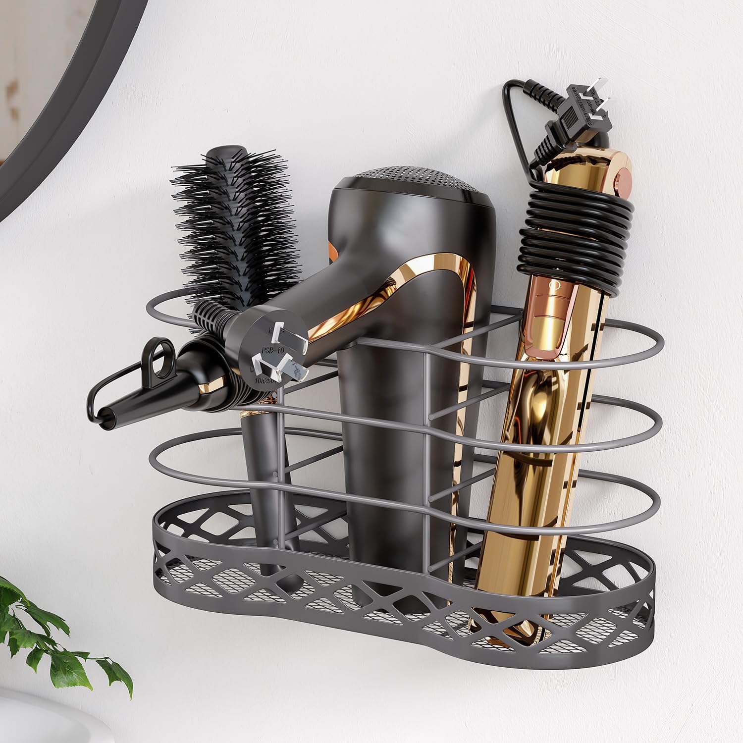 2Pcs Bathroom Comb Holders, Hair Brush Holder Storage Supplies - View #5