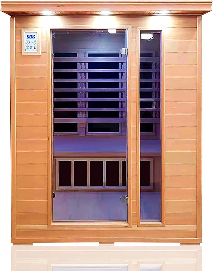Nordic Prostore infrarotkabine für 3 Personen Sauna für Zuhause mit