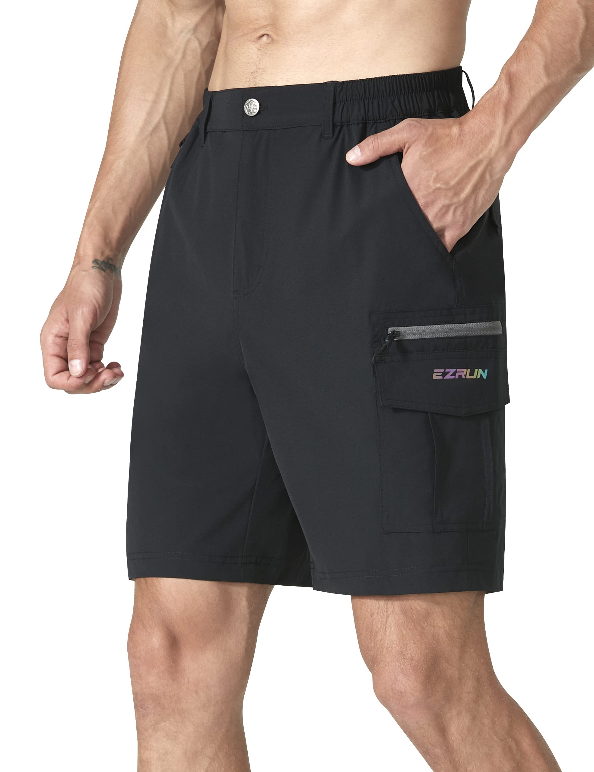 Men's Cargo Casual Hiking Shorts Stretch Quick Dry Outdoor Summer