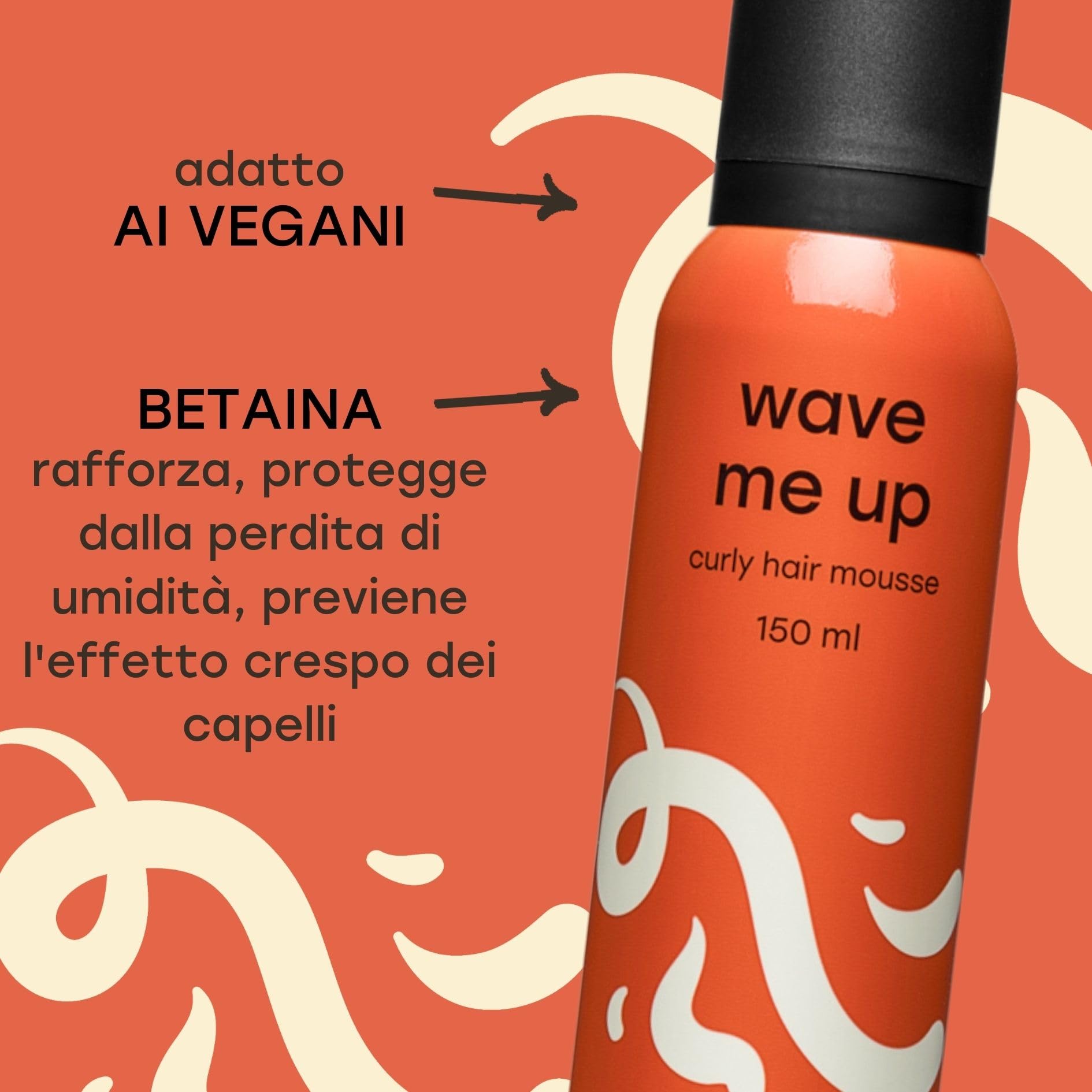 TWISTY Set per capelli ricci: gel, mousse e crema per ricci per definire i ricci, contrastare l'effetto crespo, idratare e garantire una tenuta flessibile e onde naturali