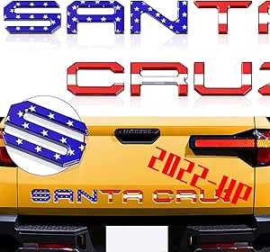 CARBON RAISED TAILGATE LETTERS FITS CRUZ 2022 -2023- 2024-2025-2026 - Foto 3