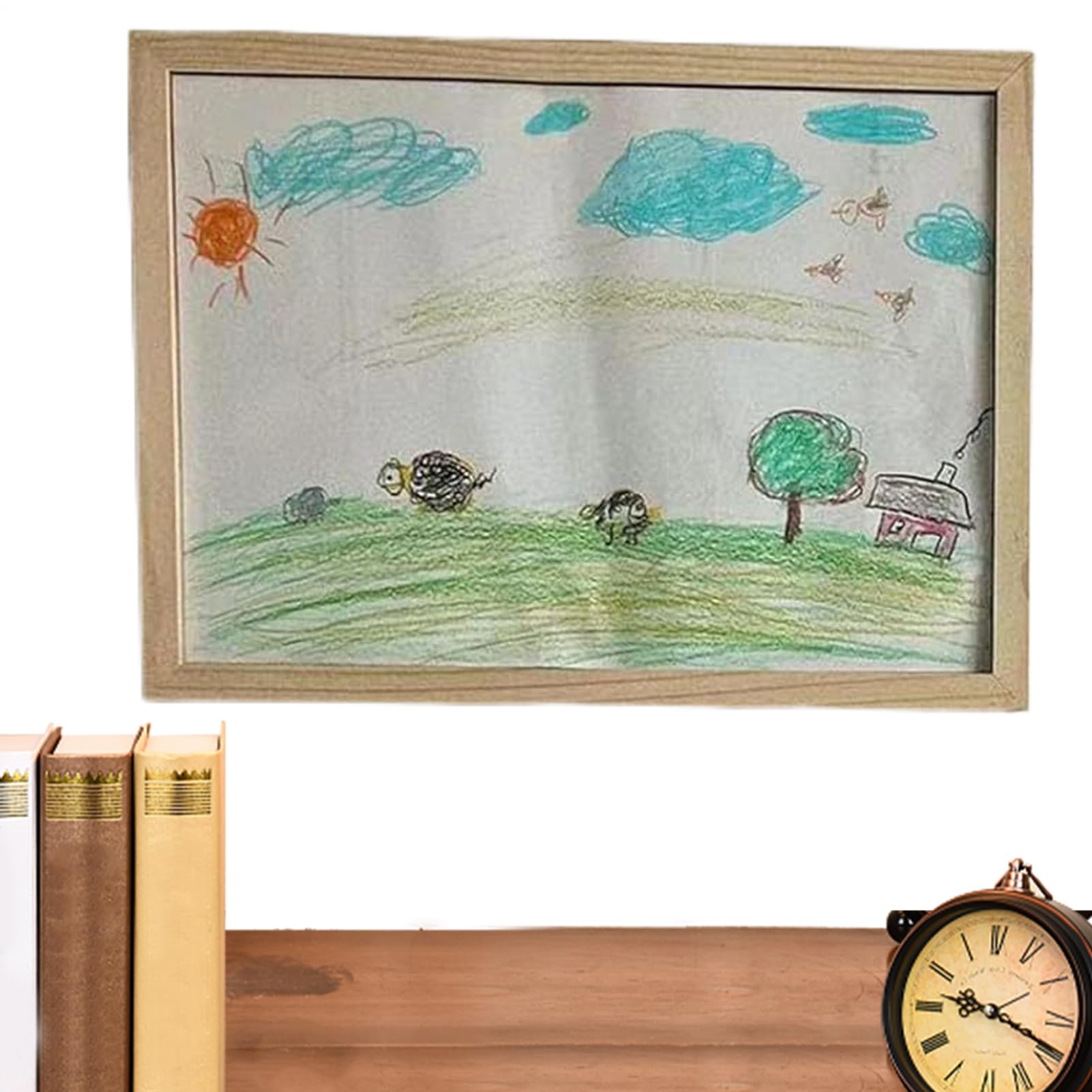 Cadre en bois pour travaux manuels facile à monter pour mur