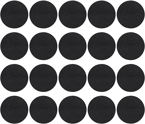 Miniatura 10 de PATIKIL Almohadilla de quemador de incienso de 2.4 pulgadas de diámetro, paquete de 20 soportes de incienso de aluminio negro para recoger cenizas