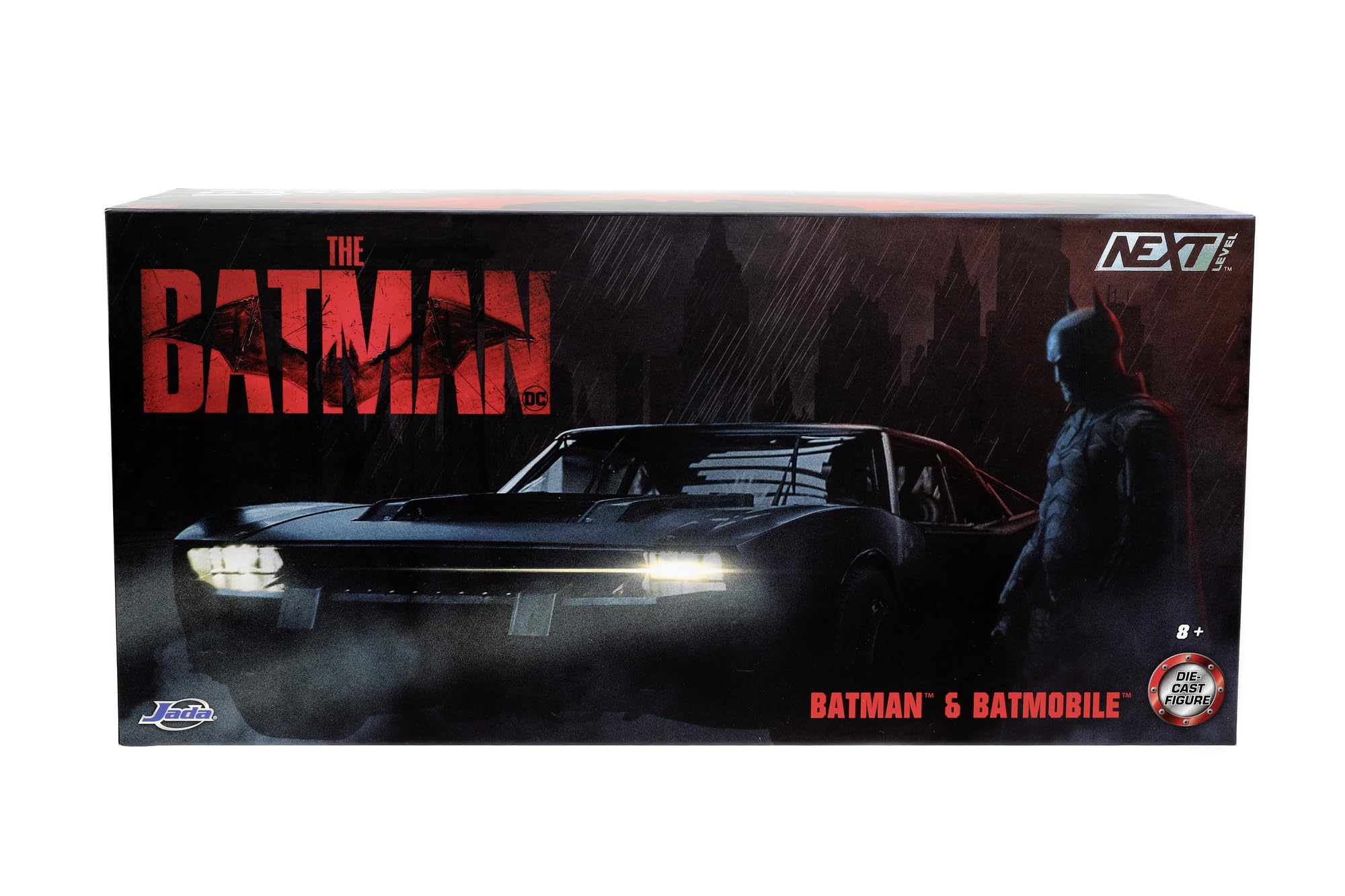 Jada - Batman metalowy samochód, efekt chromu, edycja limitowana. Skala 1:24 27 cm aprx (253215012)
