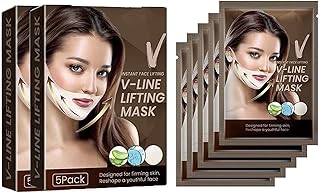 Bloskin Lift Mask,V Line Lifting Mask Double Chin Reducer,V Shaped Slimming Face Mask,Face Lift Mask Tape,Anti Aging and Anti-Wrinkle Strap,Double V Shape Chin Reducer Face Lifting Mask (10pcs)