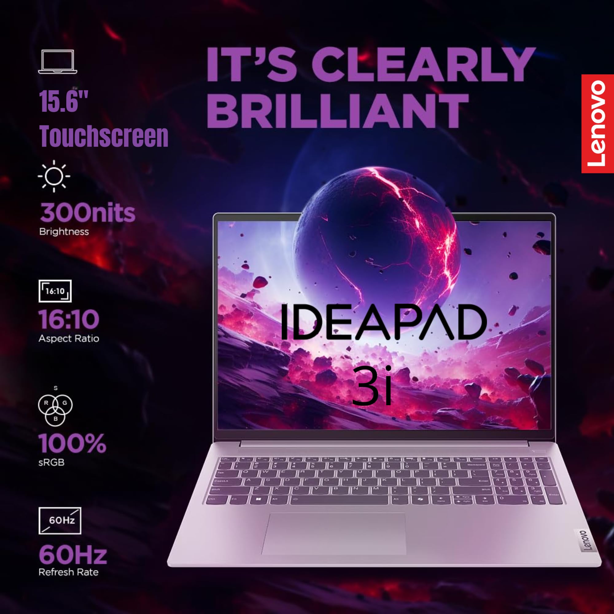 Lenovo IdeaPad 15.6" FHD Touchscreen Business Laptop, Intel Core i5 Processor, 36GB RAM, 1TB SSD, Microsoft Office 365 for The Web, Wi-Fi 6, Bluetooth, Webcam, Windows 11 Pro