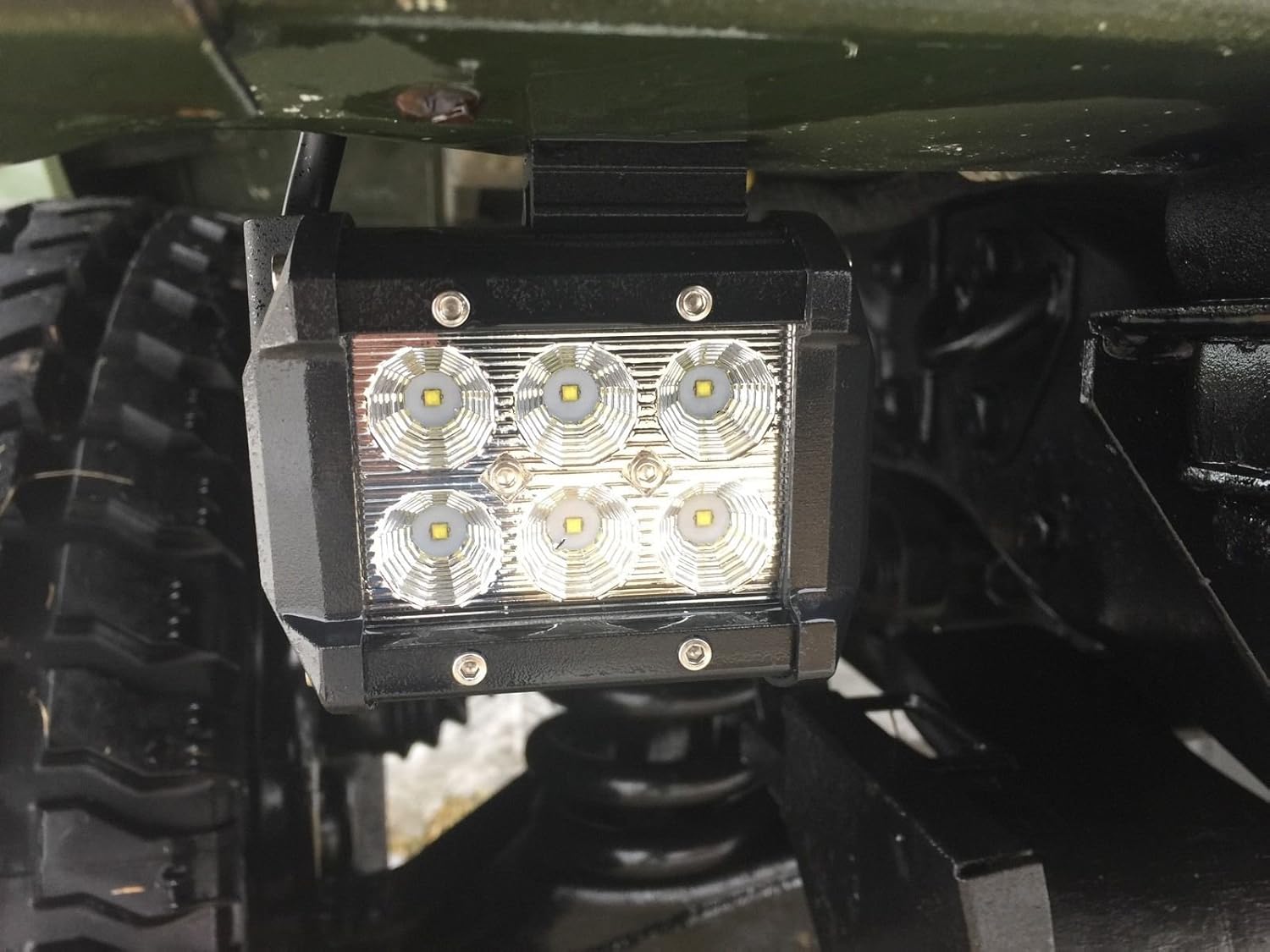 Military Backup Light SQ LED 24V Back Up Lights- fits Military HUM-VEE M998 H-1 H1 M1025 M1038