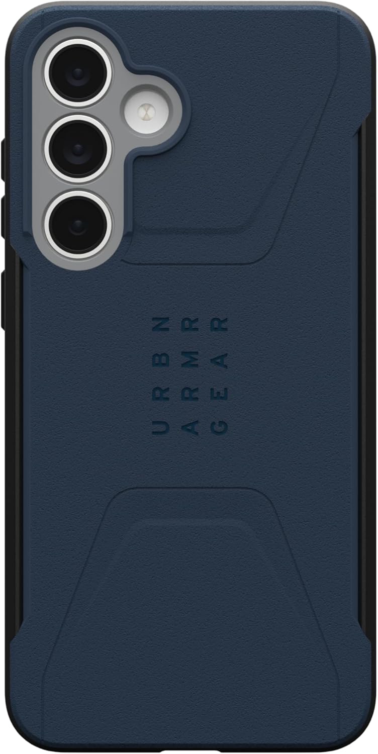 URBAN ARMOR GEAR UAG Designed for Samsung Galaxy S25 FE Case Civilian - Magnetic Charging Compatible Rugged Military Grade MIL-STD Protective Cover, Mallard