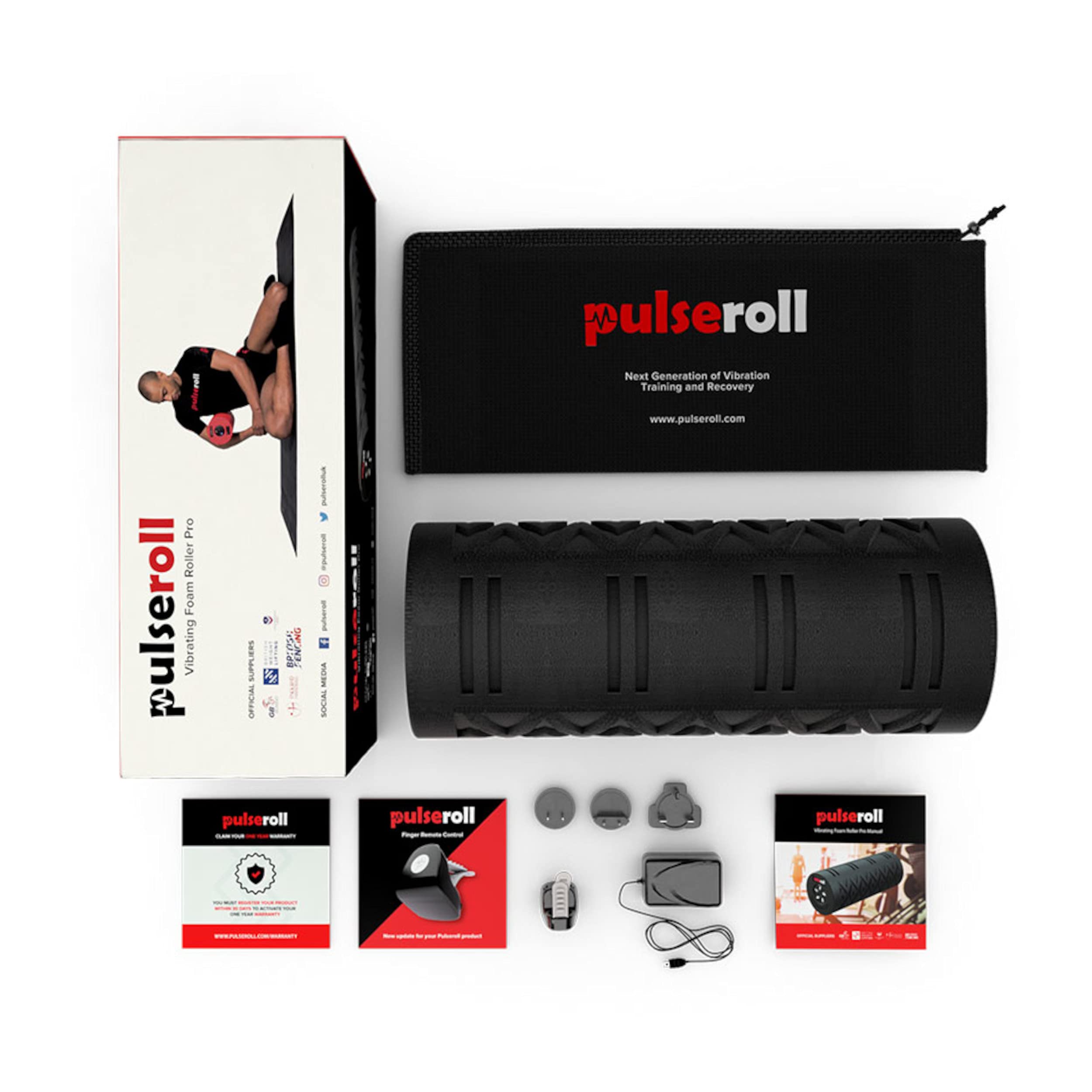 Pulseroll Elite Athlete Deep Tissue Massage Vibrating Muscle & Myofascial  Relief 5 Speed Schaumstoffrolle, rot, Einheitsgröße : Amazon.de: Sport &  Freizeit