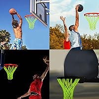 Vista 7 de Luz nocturna Baloncesto Red Luminosa al aire libre Portátil Solar Powered Deportes Nylon