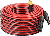 Vista 13 de Cable de extensión solar a XT60 10AWG 3FT conector solar a XT60 Cable adaptador para panel solar a estación de energía portátil Generador solar