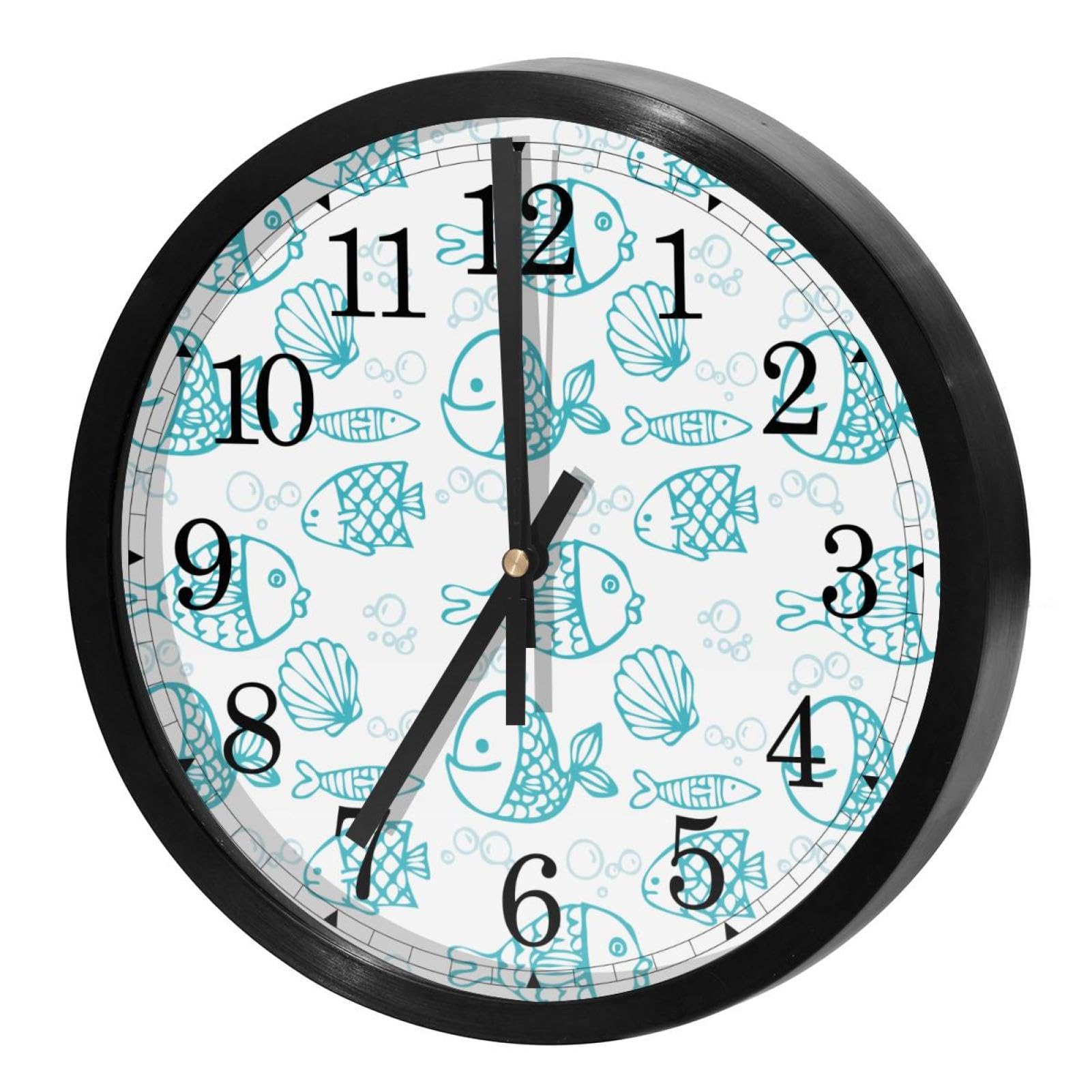 Horloge murale silencieuse sans tic-tac pour éliminer les bruits nocturnes
