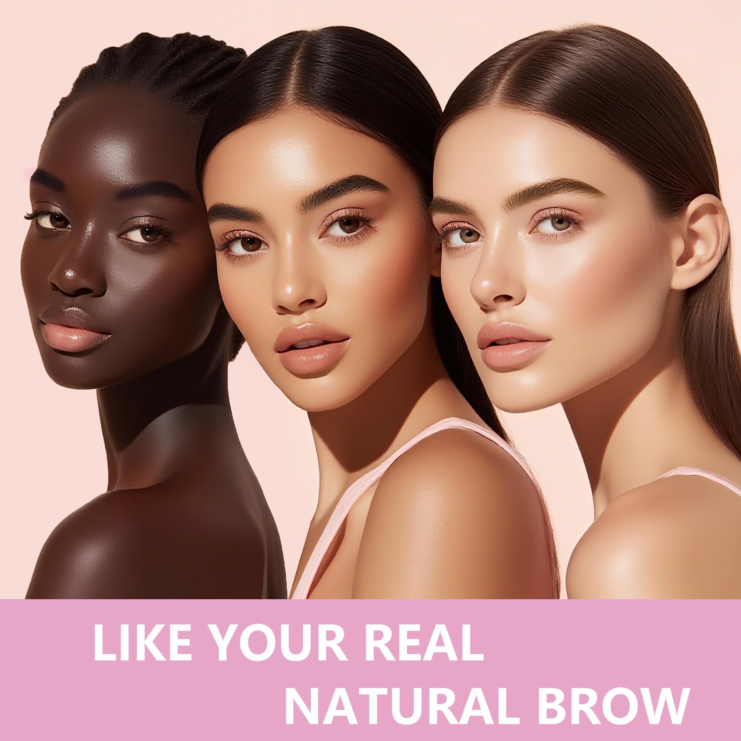 Microblading kredka do brwi, ołówek do brwi, Dual Ended Microblading z 4 mikrowidelcami, wodoodporny, trwały, do tworzenia naturalnych brwi (B)