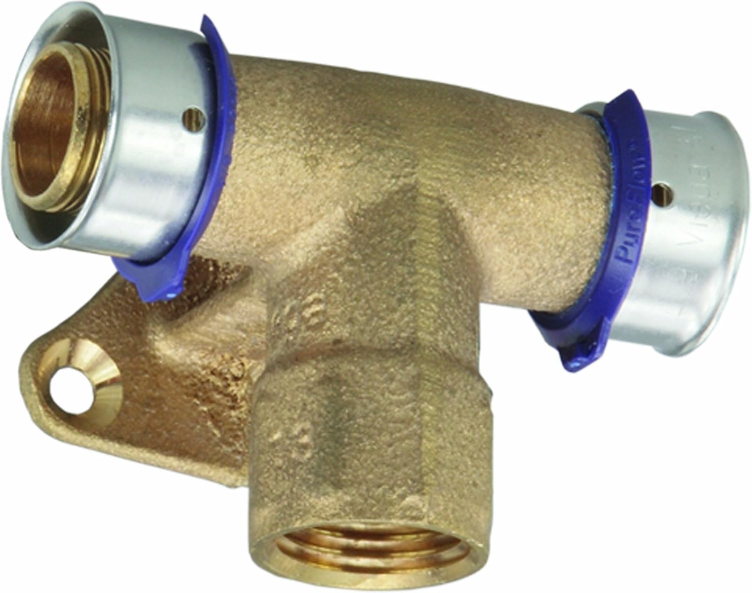 Viega 84736 PureFlow Bronze PEX Press Branch Fire Sprinkler