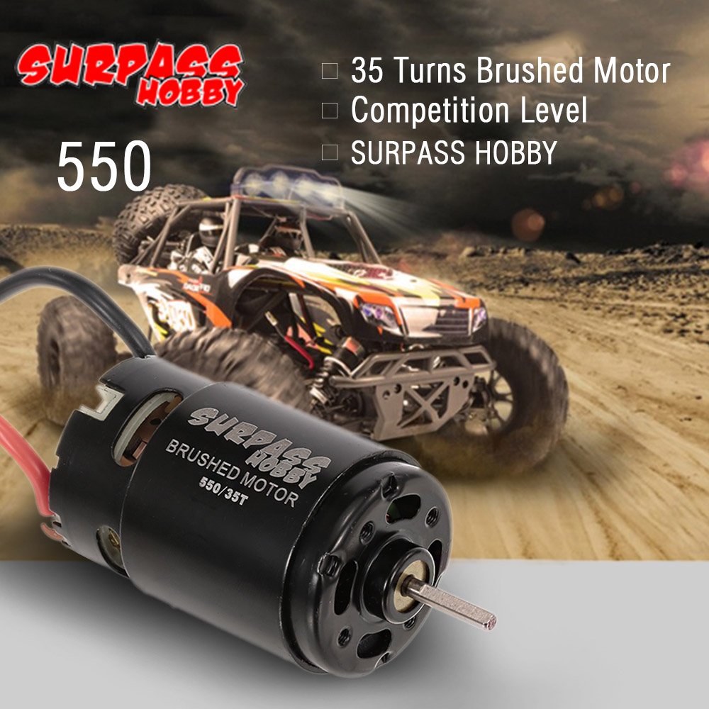 Amazon.com: Goolsky Surpass Hobby 550 35T Brushed Motor for HSP